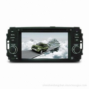 Jeep In-dash DVD Player with Steering Wheel Control Function, 65 x 4W High-powered Output